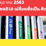 กรมธุรกิจพลังงาน ย้ำ 1 ต.ค. 63 ทุกปั๊มเปลี่ยนชื่อดีเซลบี10 เป็น &ldquo;ดีเซล&rdquo;, Whale Energy Station