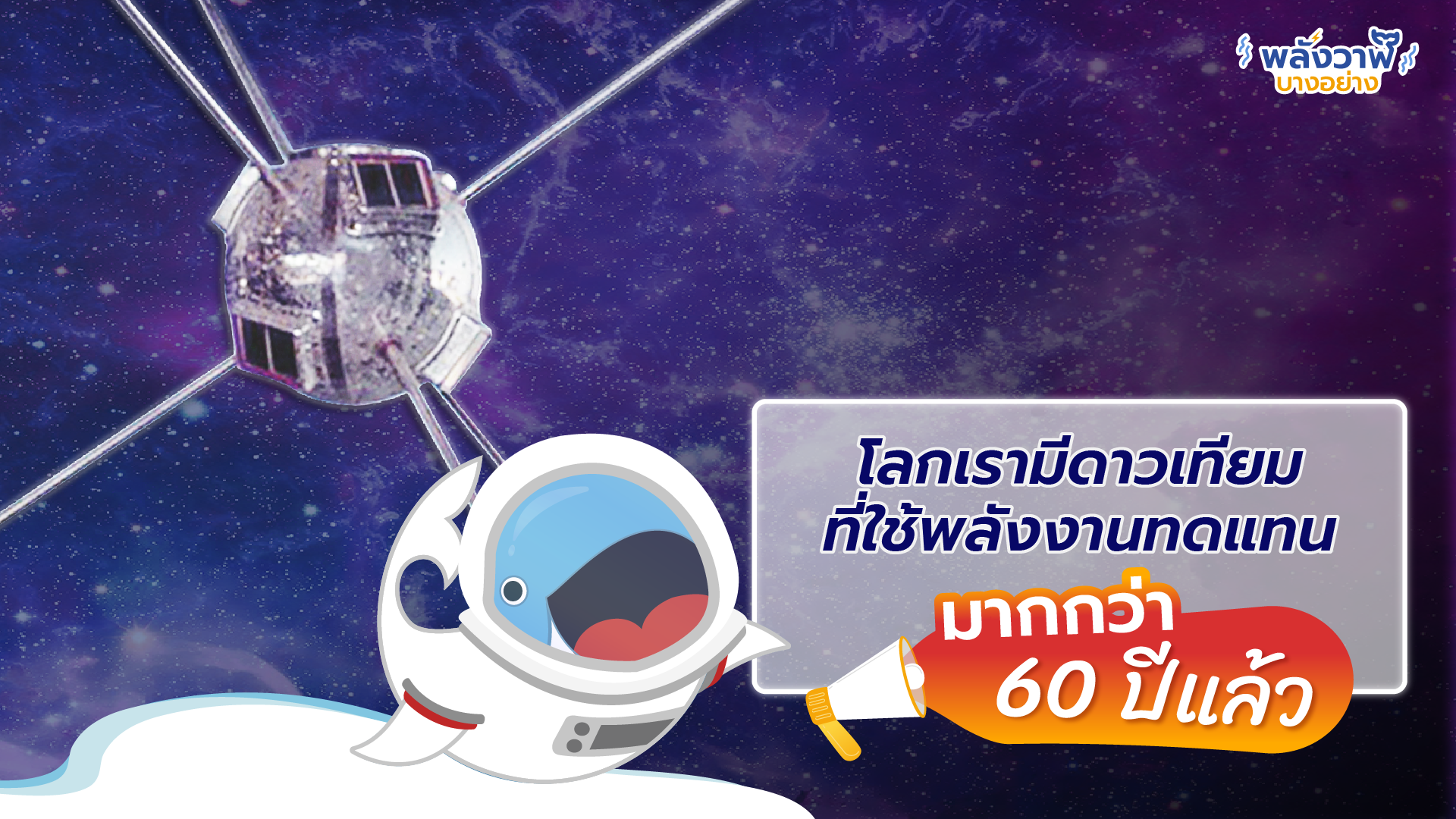 โลกเรามีดาวเทียมที่ใช้พลังงานทดแทนมากกว่า 60 ปีแล้ว, Whale Energy Station