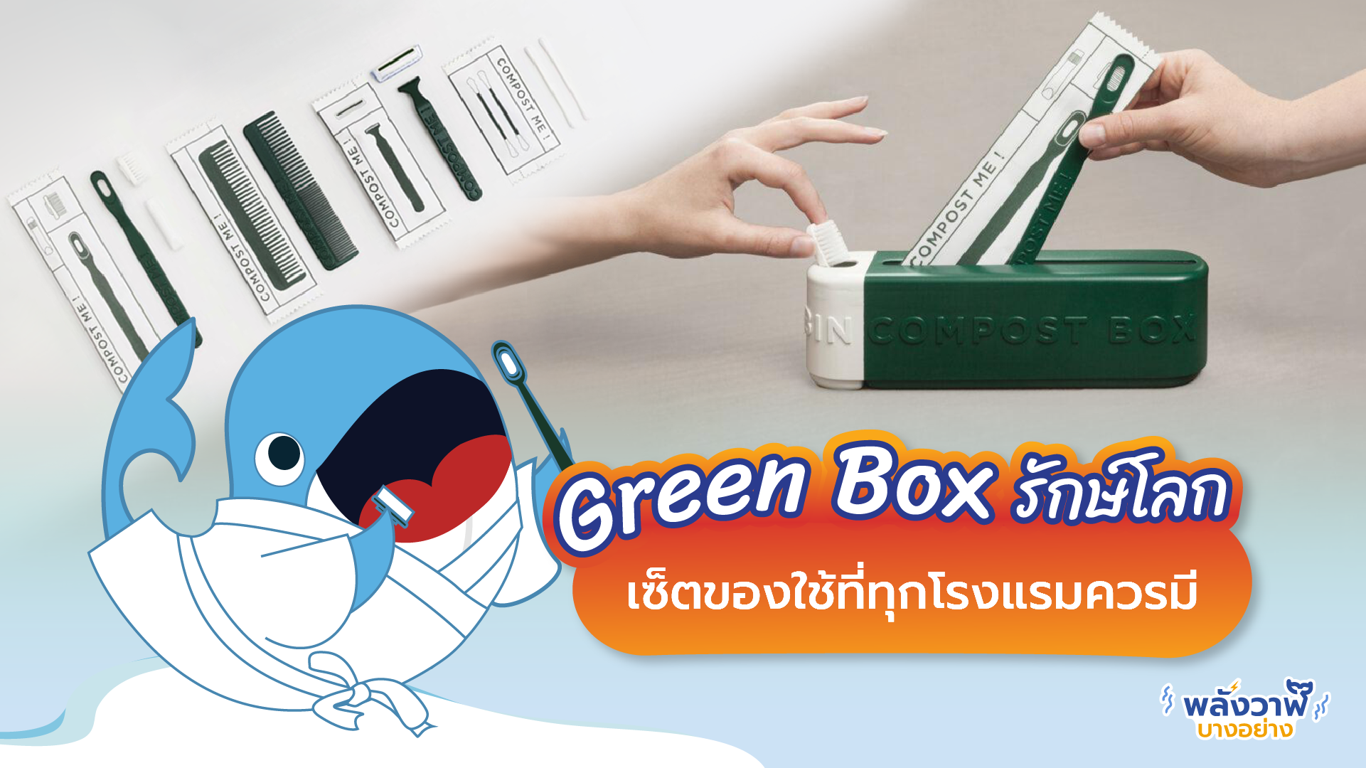 Green Box รักษ์โลก เซ็ตของใช้ที่ทุกโรงแรมควรมี, Whale Energy Station