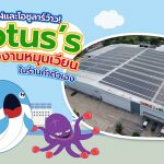 พี่วาฬและโอซูลาร์ว้าว! Lotus&rsquo;s ใช้พลังงานหมุนเวียนในร้านค้าตัวเอง, Whale Energy Station