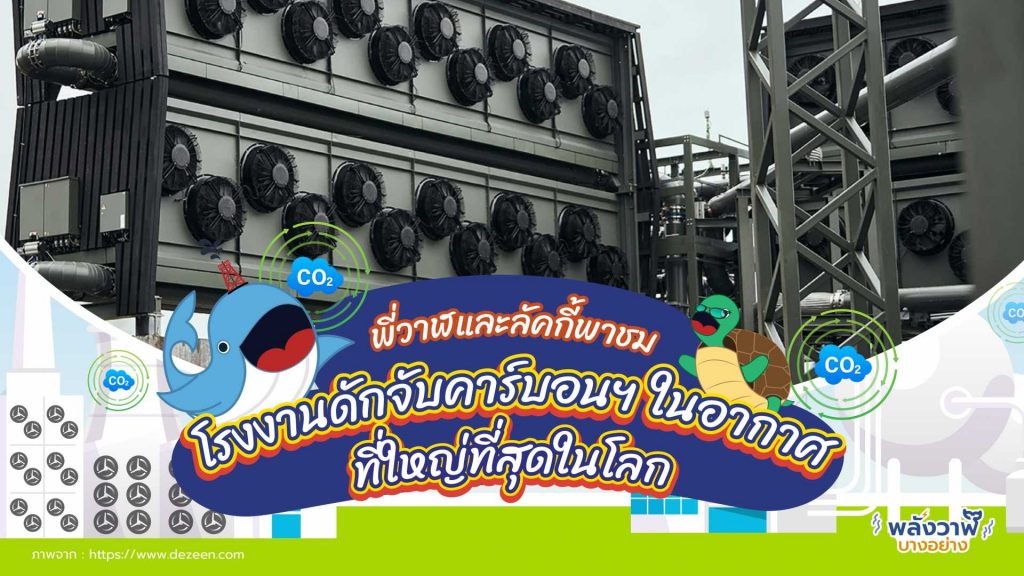 พี่วาฬและลัคกี้พาชม โรงงานดักจับคาร์บอนฯ ในอากาศที่ใหญ่ที่สุดในโลก, Whale Energy Station