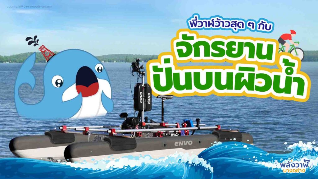พี่วาฬว้าวสุด ๆ กับจักรยานปั่นบนผิวน้ำ, Whale Energy Station