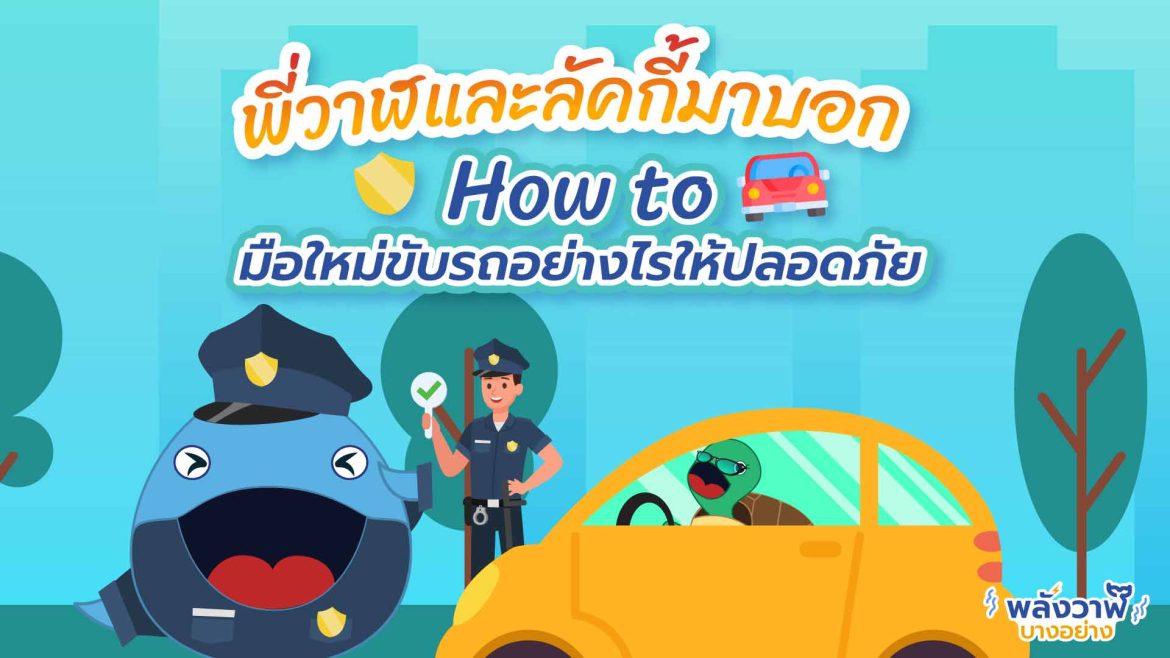 พี่วาฬและลัคกี้มาบอก How to มือใหม่ขับรถอย่างไรให้ปลอดภัย