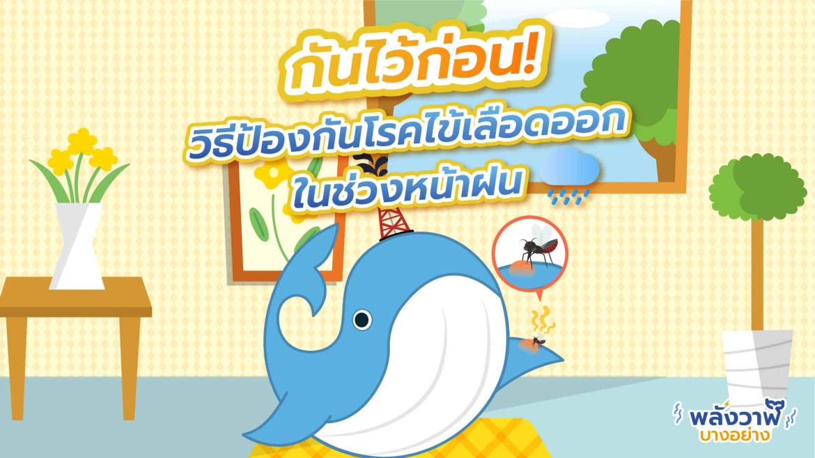 กันไว้ก่อน! วิธีป้องกันโรคไข้เลือดออกในช่วงหน้าฝน