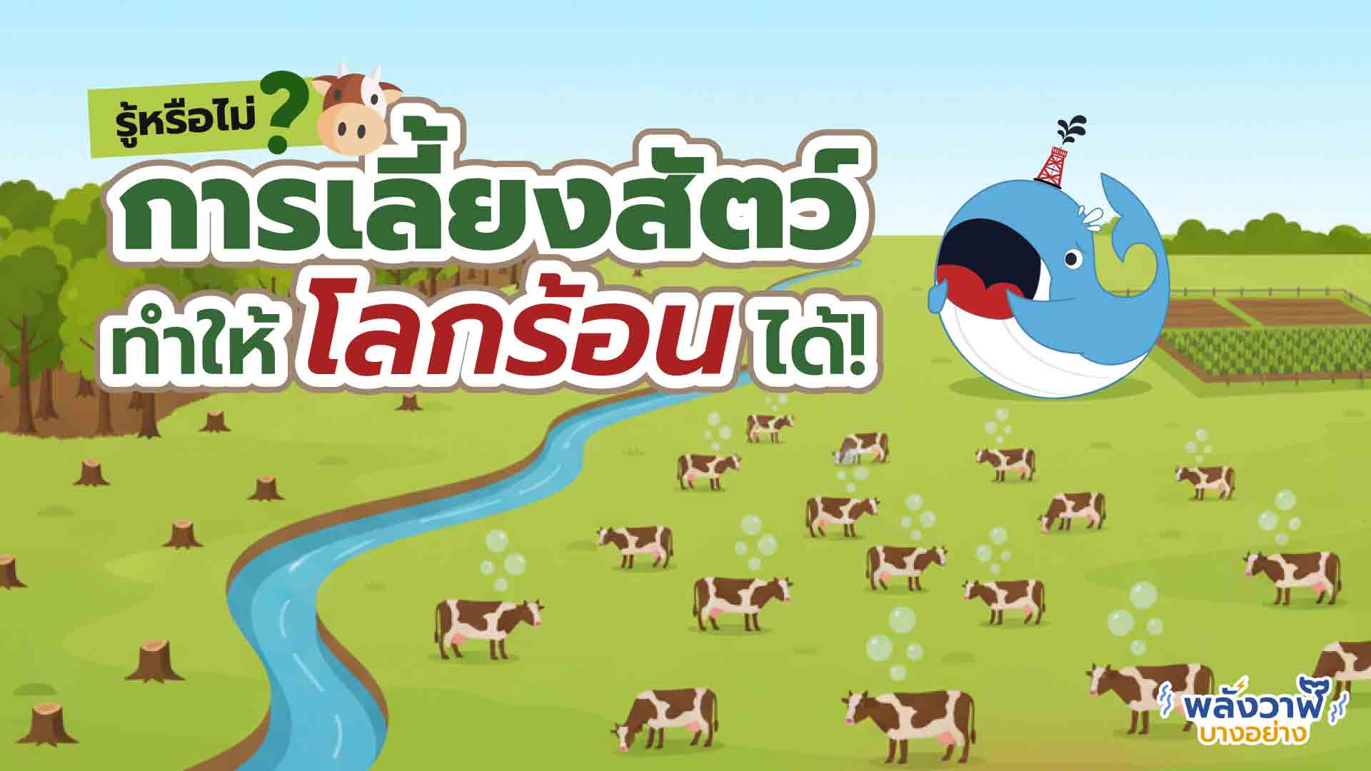 รู้หรือไม่ การเลี้ยงสัตว์ก็ทำให้โลกร้อนได้!, Whale Energy Station