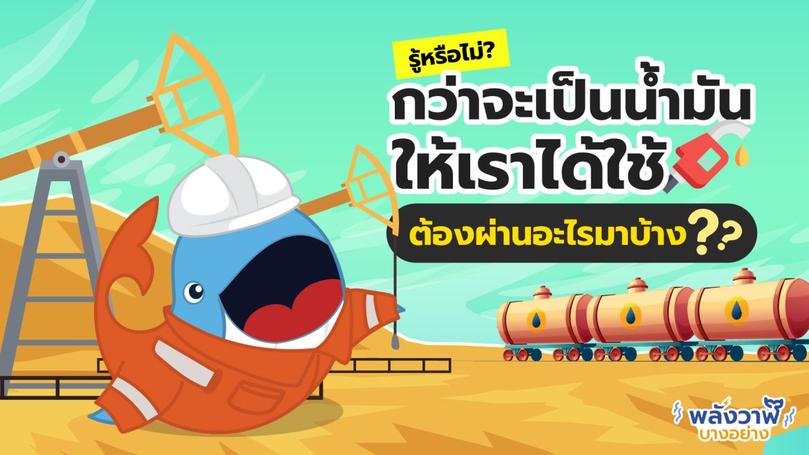 รู้หรือไม่? กว่าจะเป็นน้ำมันให้เราใช้ได้ ต้องผ่านอะไรมาบ้าง