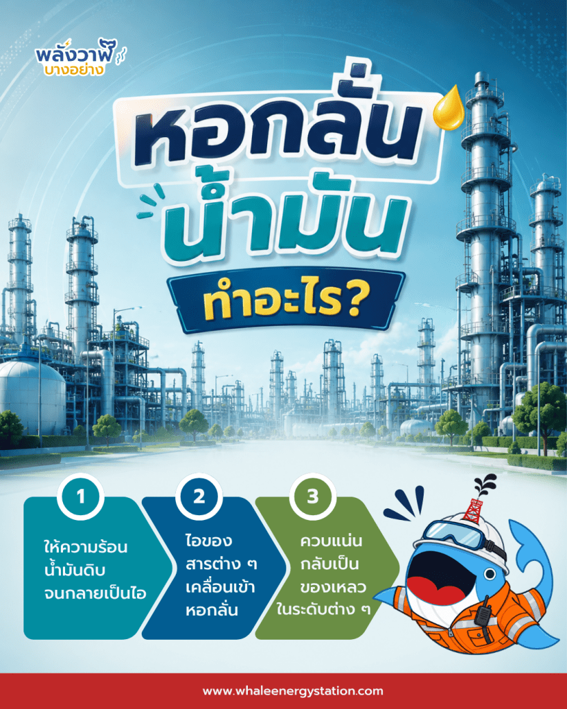 หอกลั่นน้ำมัน ทำอะไร?, Whale Energy Station