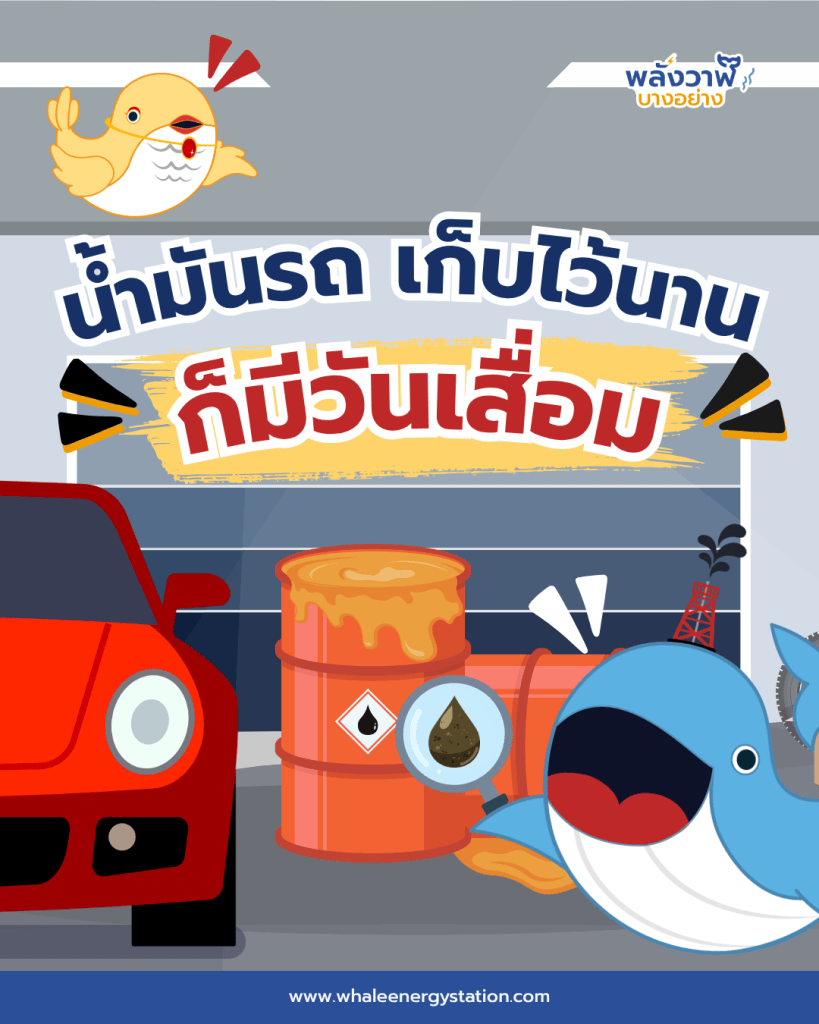 น้ำมันรถ เก็บไว้นานก็มีวัน “เสื่อม”, Whale Energy Station