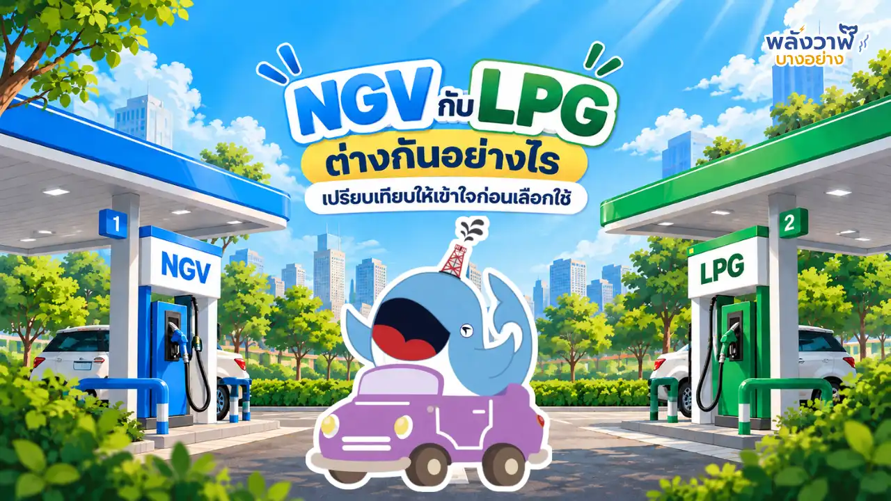 NGV กับ LPG ต่างกันอย่างไร เปรียบเทียบให้เข้าใจก่อนเลือกใช้, Whale Energy Station